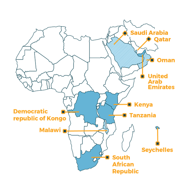 Africa and Middle East